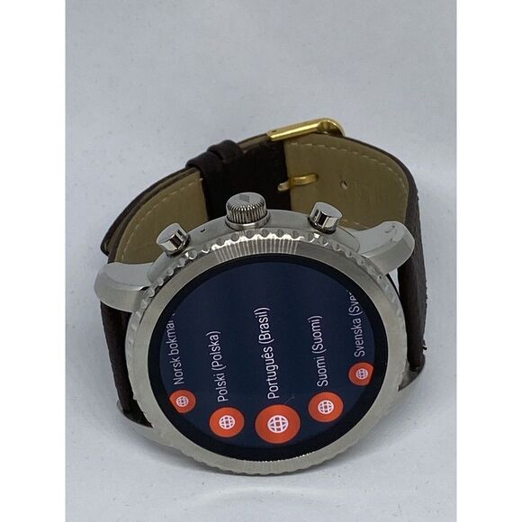 Fossil Gen 3 Authentic Genuine Smart Watch Custom Band FTW4000 LT153 - Picture 7 of 12